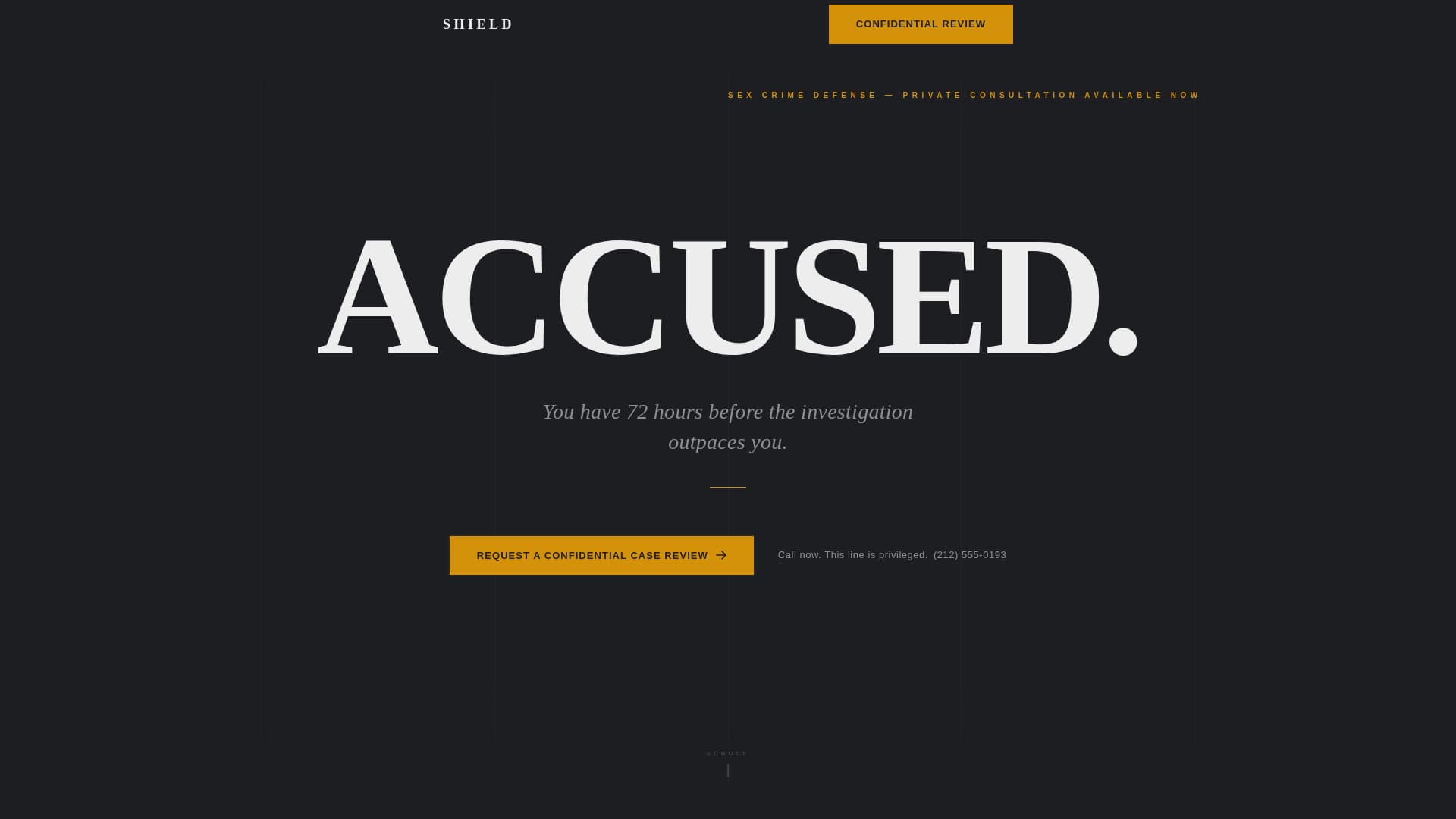 Criminal Defense Advanced Booking Website Template
