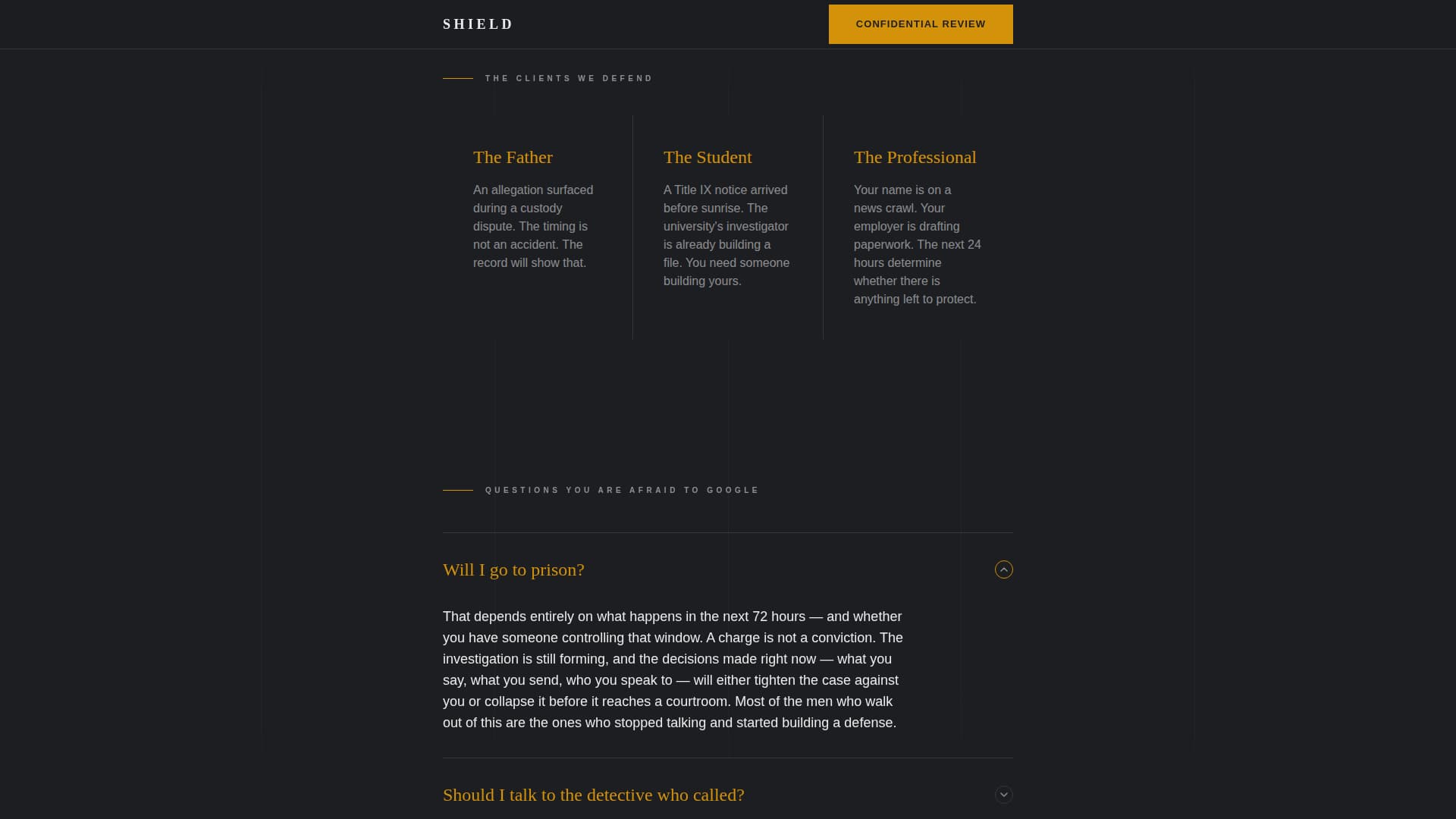 Criminal Defense Advanced Booking Website Template