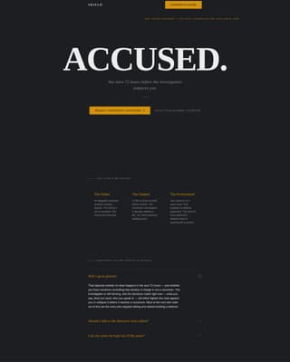 Criminal Defense Advanced Booking Website Template