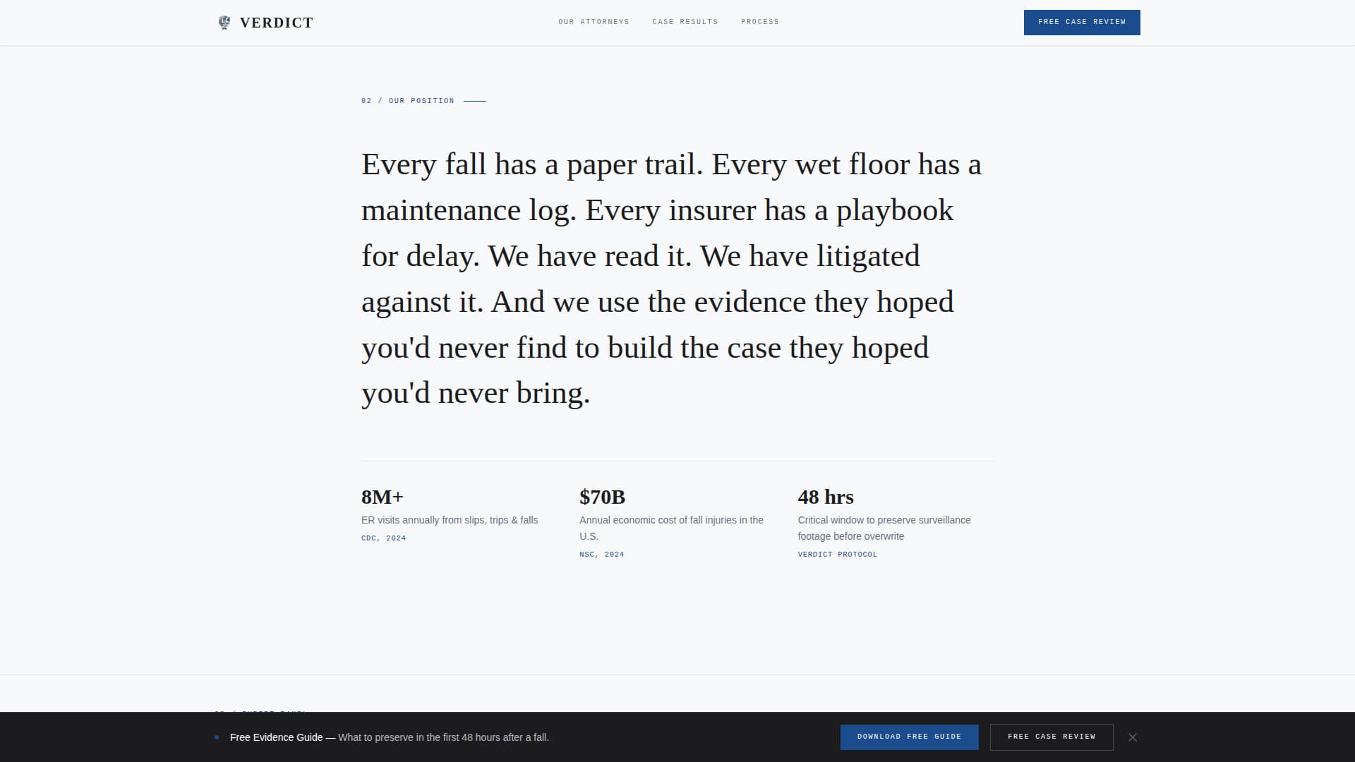 Personal Injury & Litigation Blog Website Template