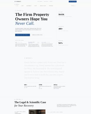 Personal Injury & Litigation Blog Website Template