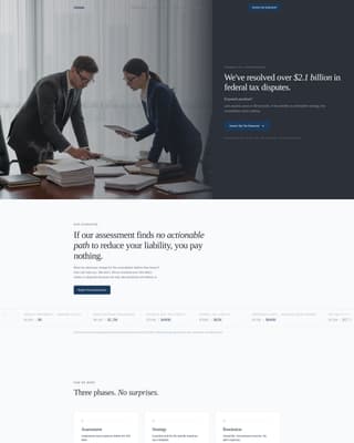Corporate & Business Law Professional Website Template