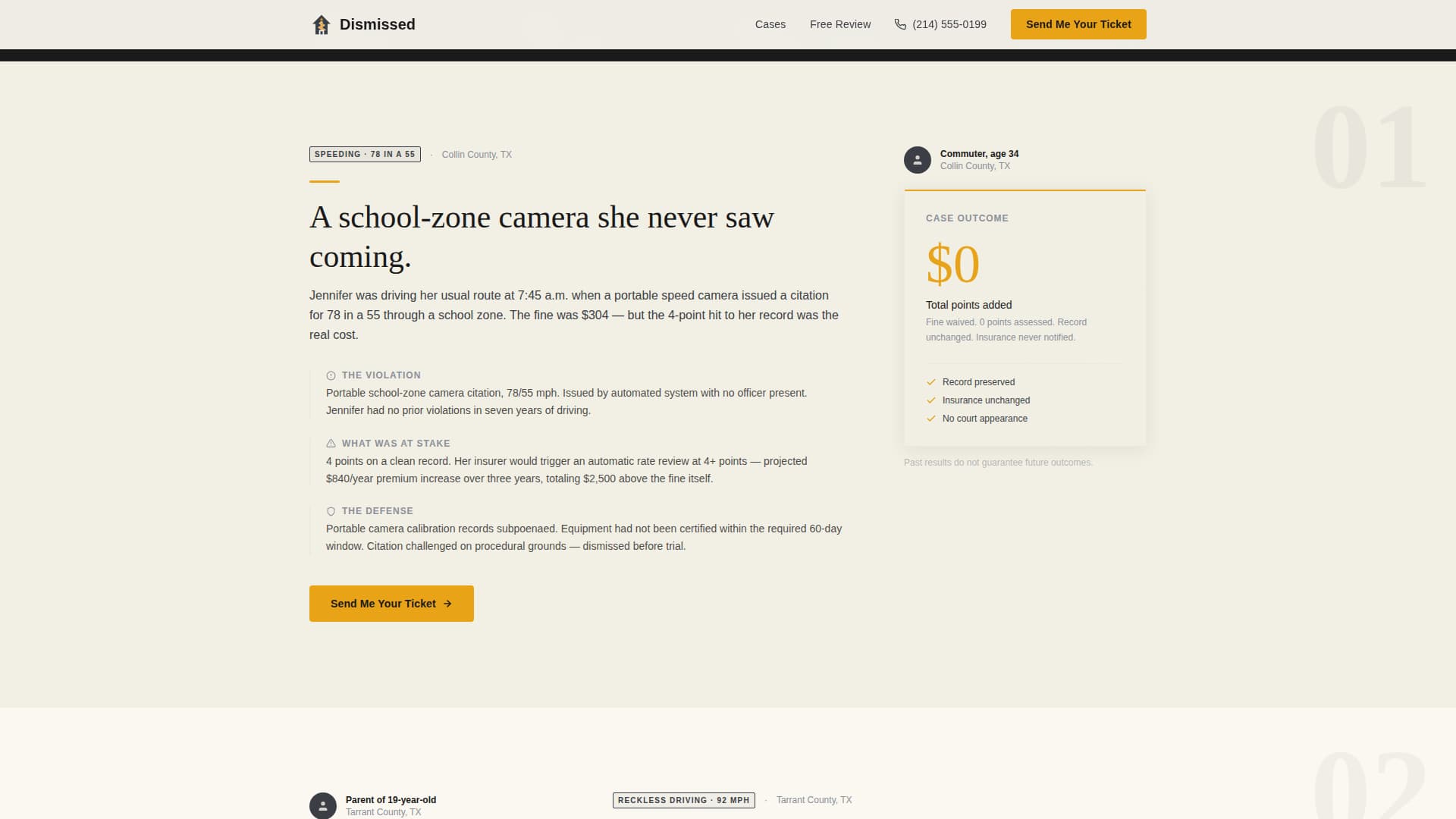 Criminal Defense Booking Website Template