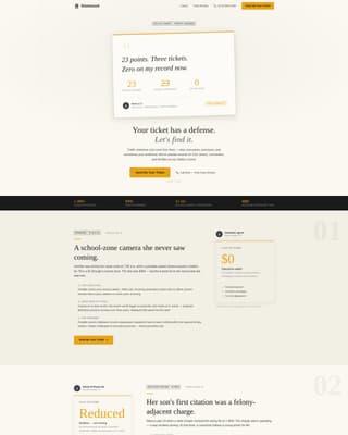 Criminal Defense Booking Website Template