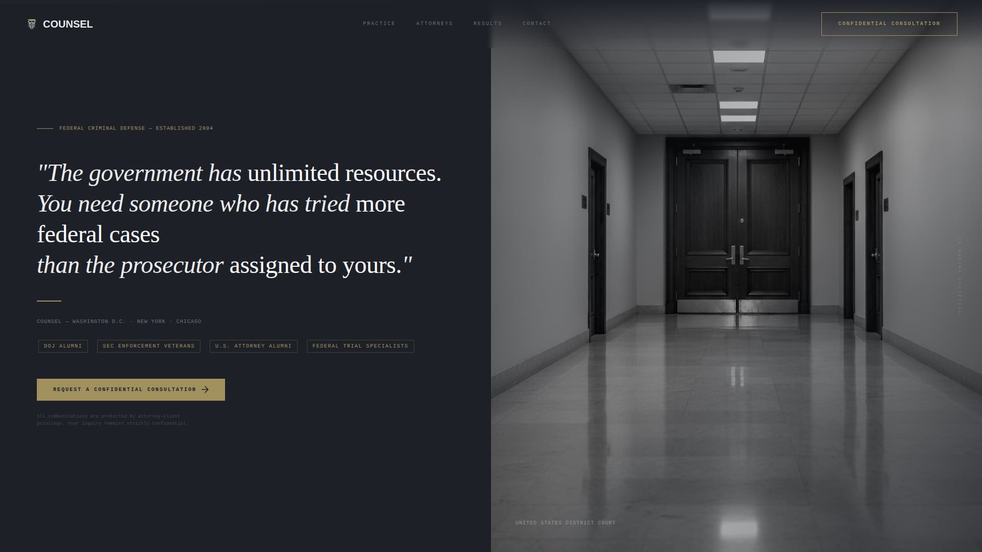 Criminal Defense Blog Website Template