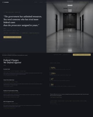 Criminal Defense Blog Website Template