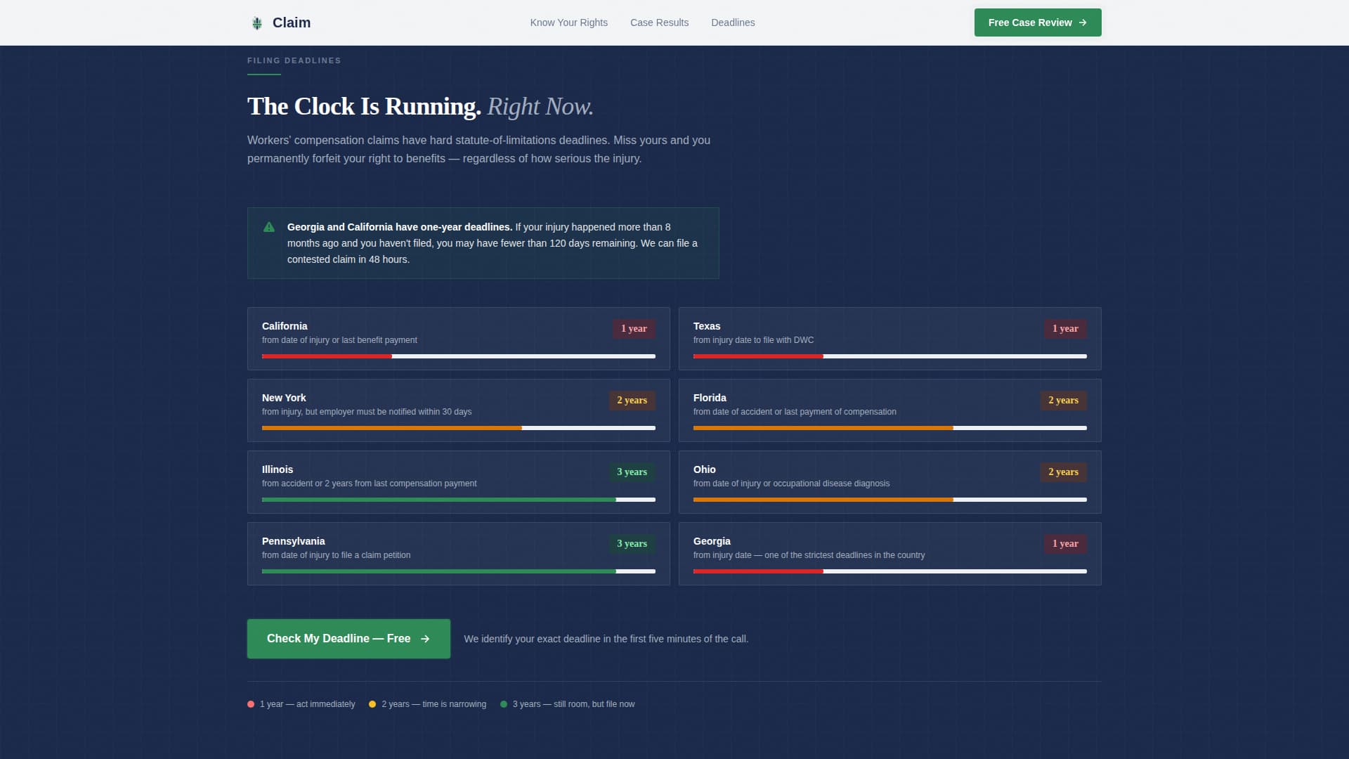 Personal Injury & Litigation Reviews Website Template