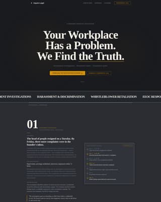 Employment & Labor Law Advanced Booking Website Template