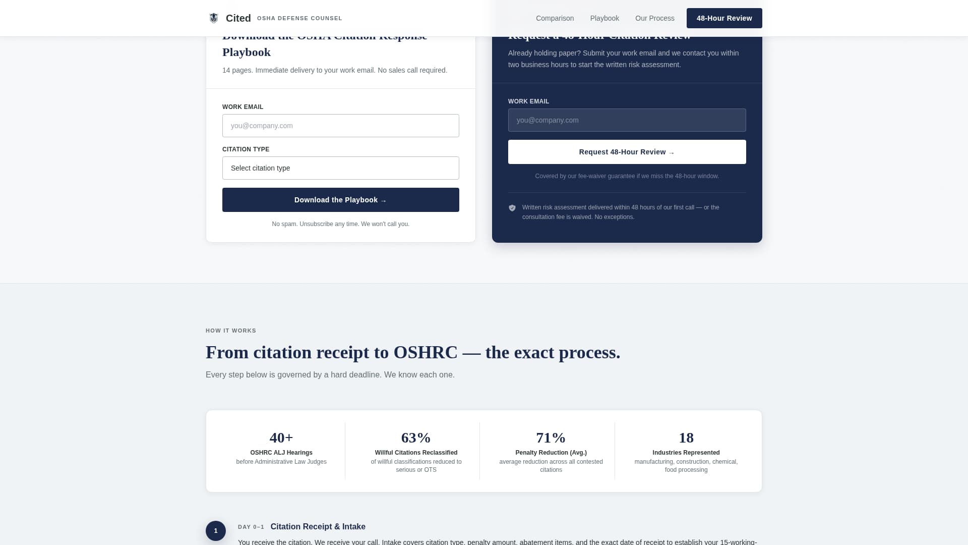 Employment & Labor Law Reviews Website Template