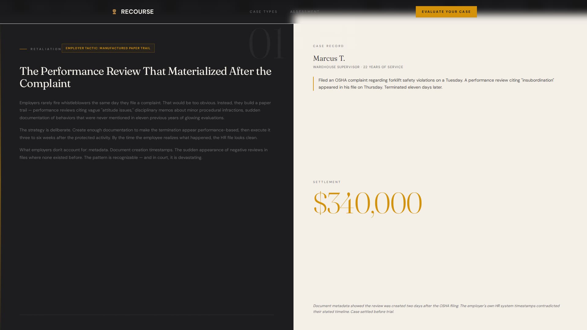 Employment & Labor Law Blog Website Template