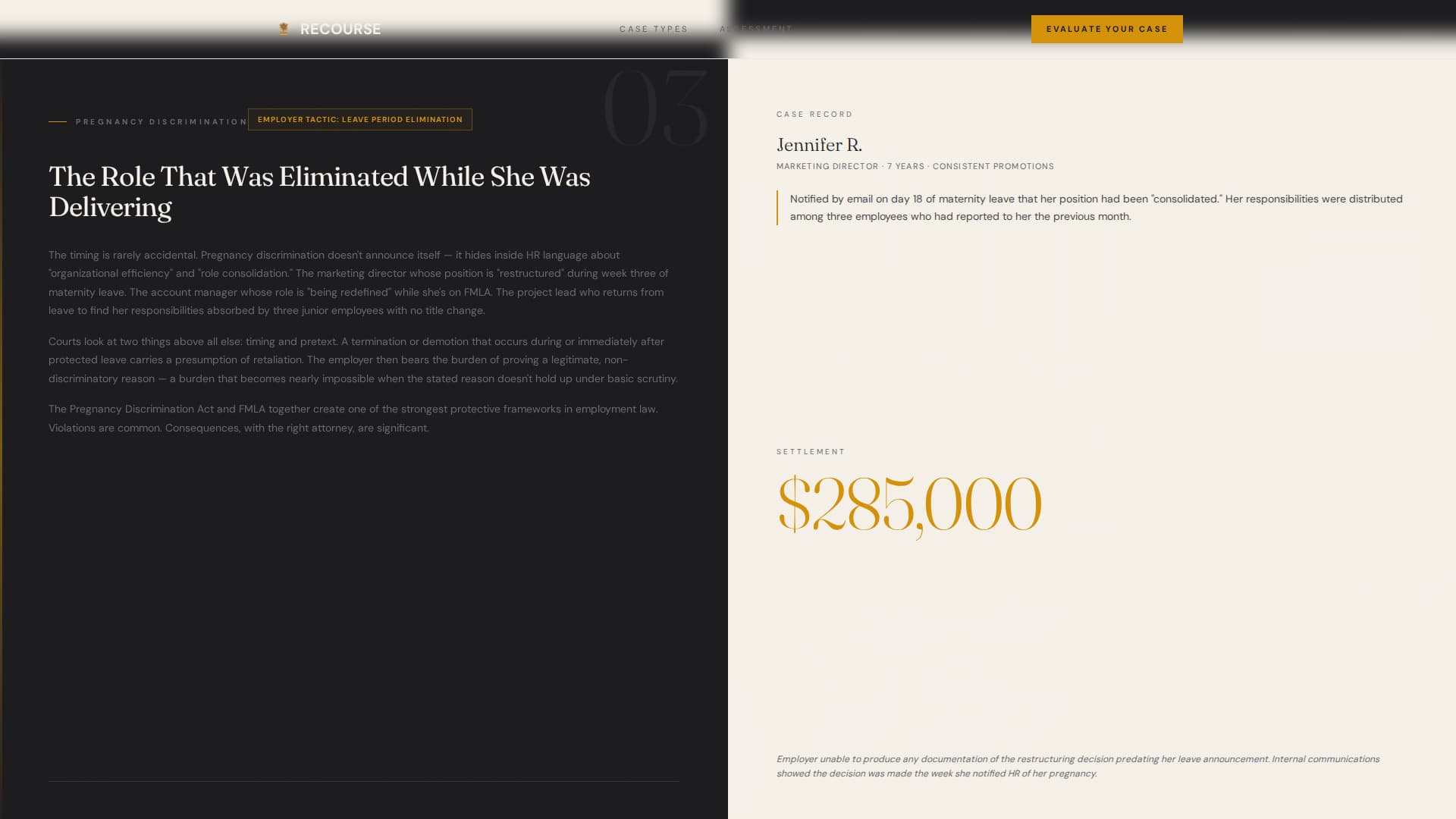 Employment & Labor Law Blog Website Template
