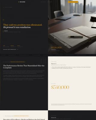 Employment & Labor Law Blog Website Template