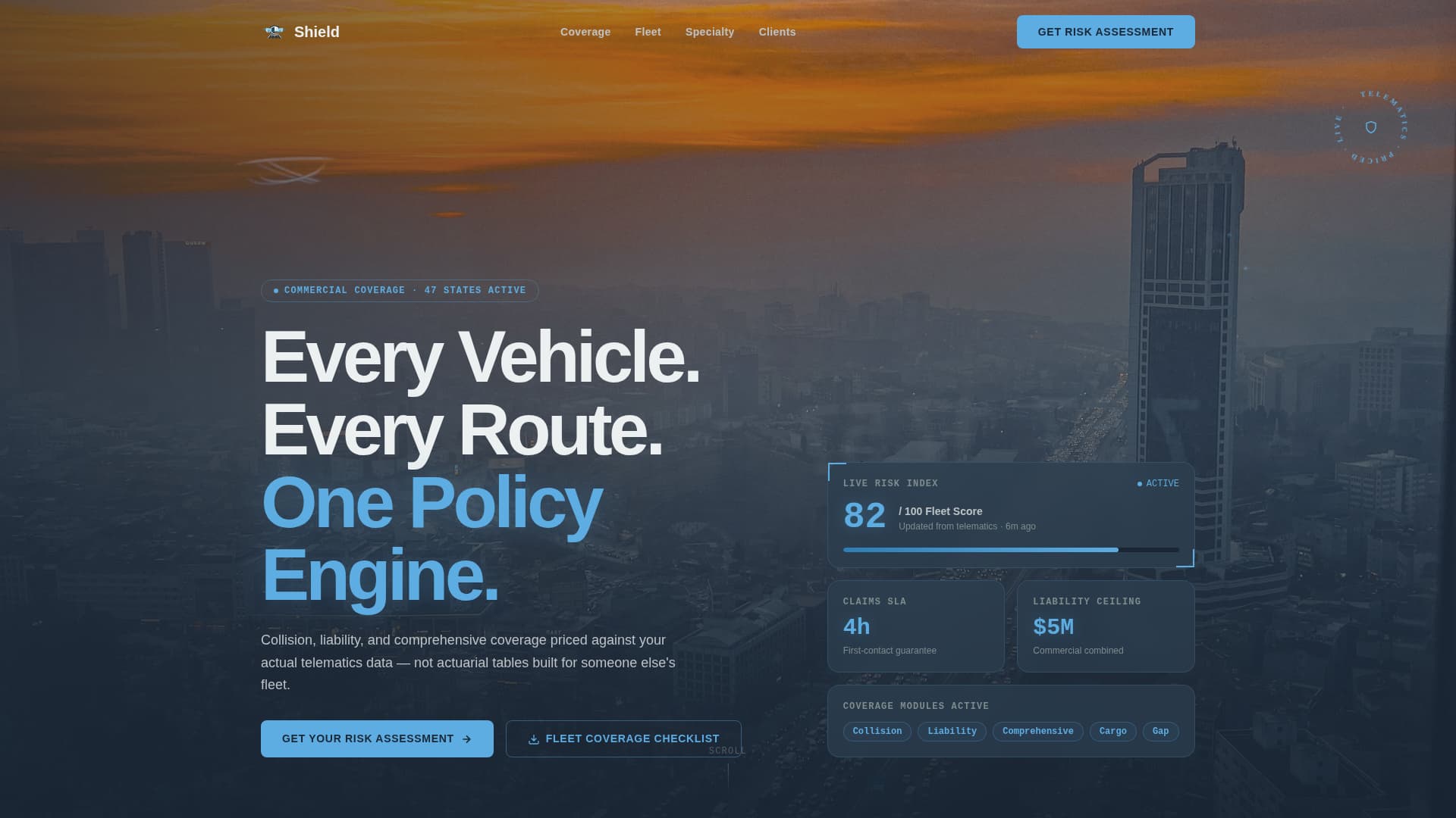 Automotive - Modern & Landing Page Template