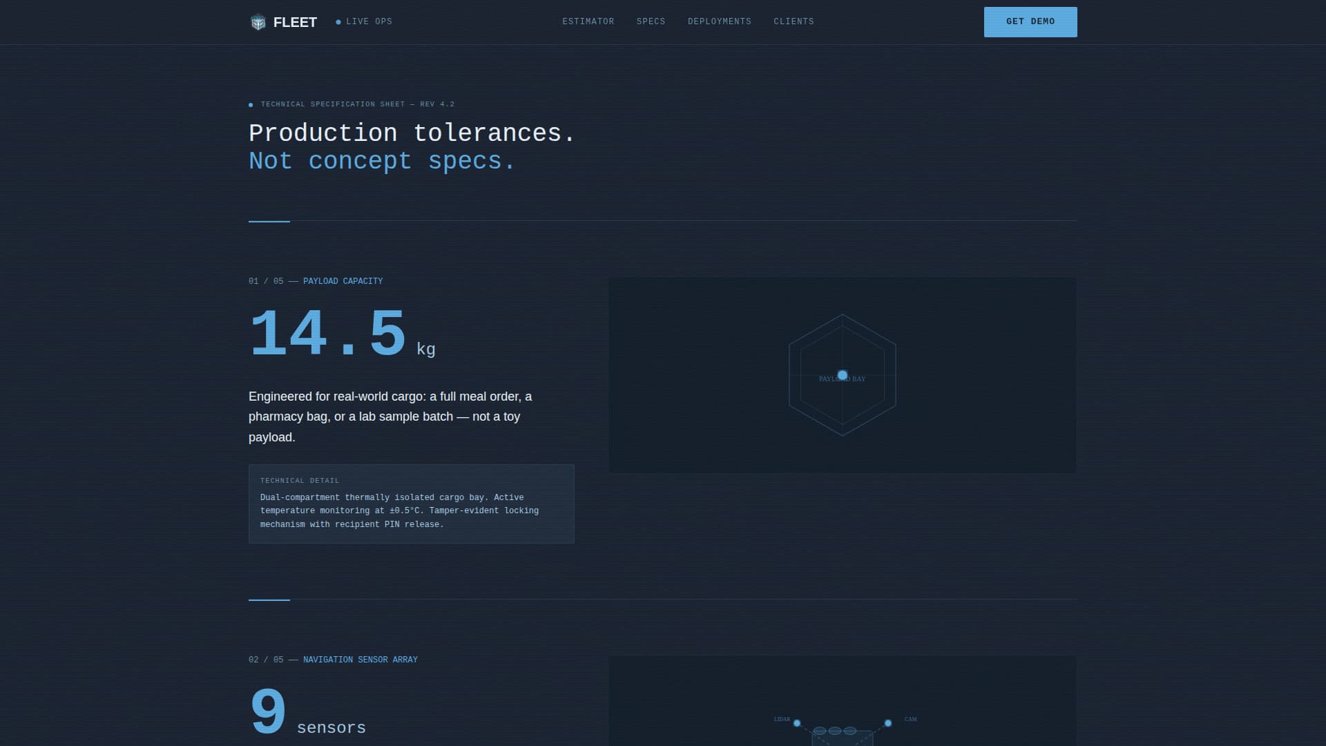 Last-Mile & Delivery Cost Calculator Website Template