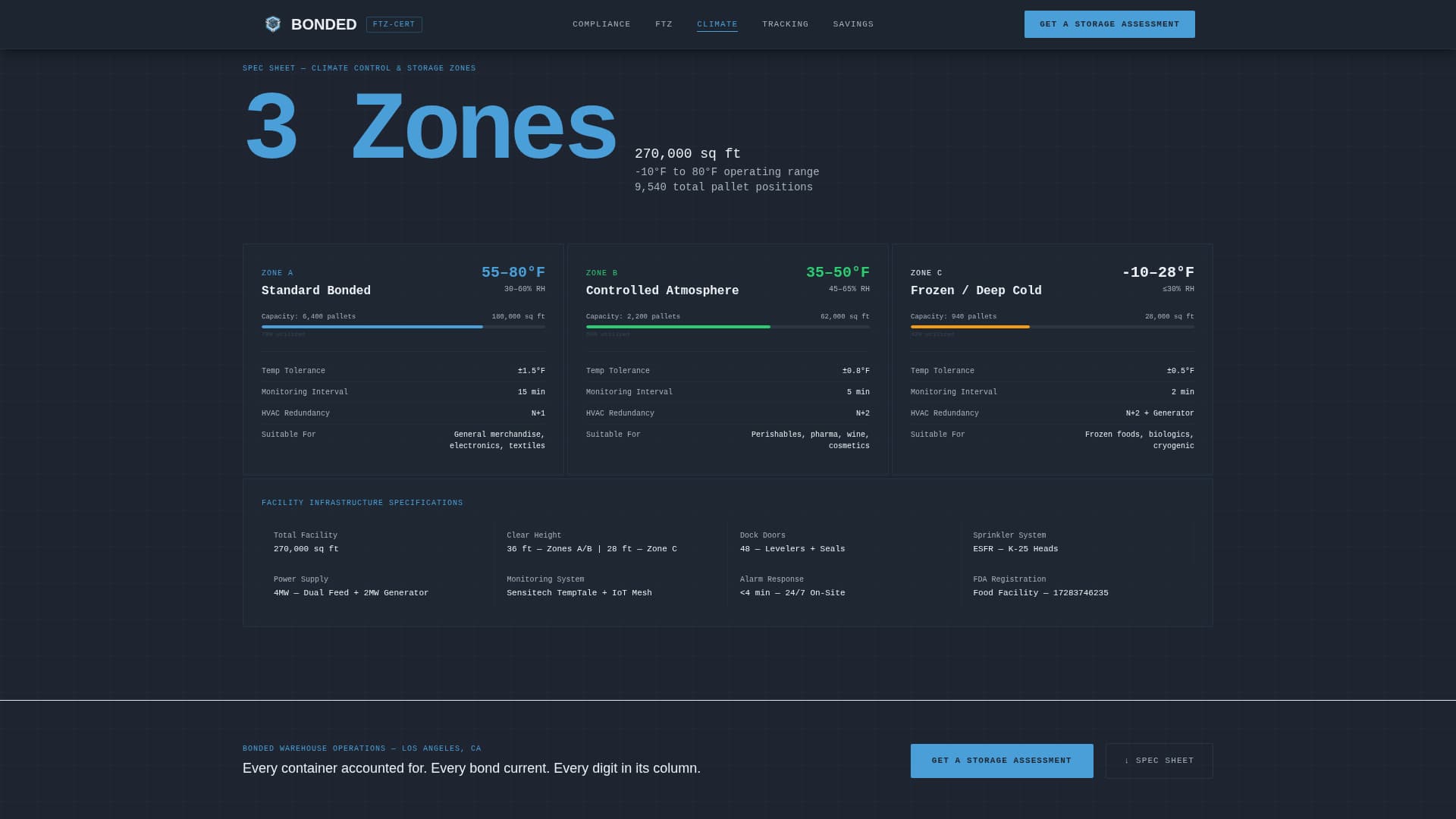 Warehouse & Distribution Privacy Policy Website Template