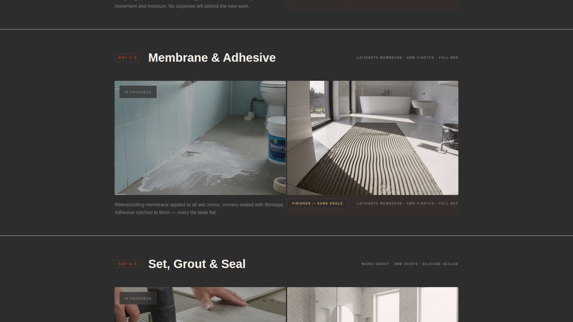 Flooring & Tiling Professional Website Template