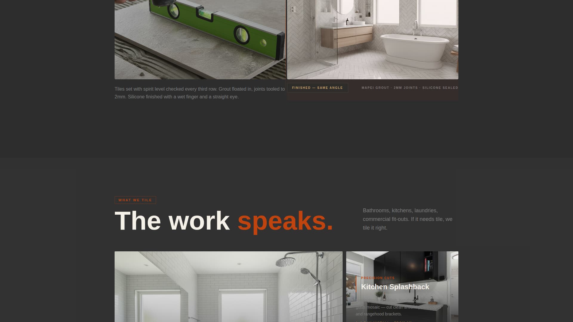 Flooring & Tiling Professional Website Template
