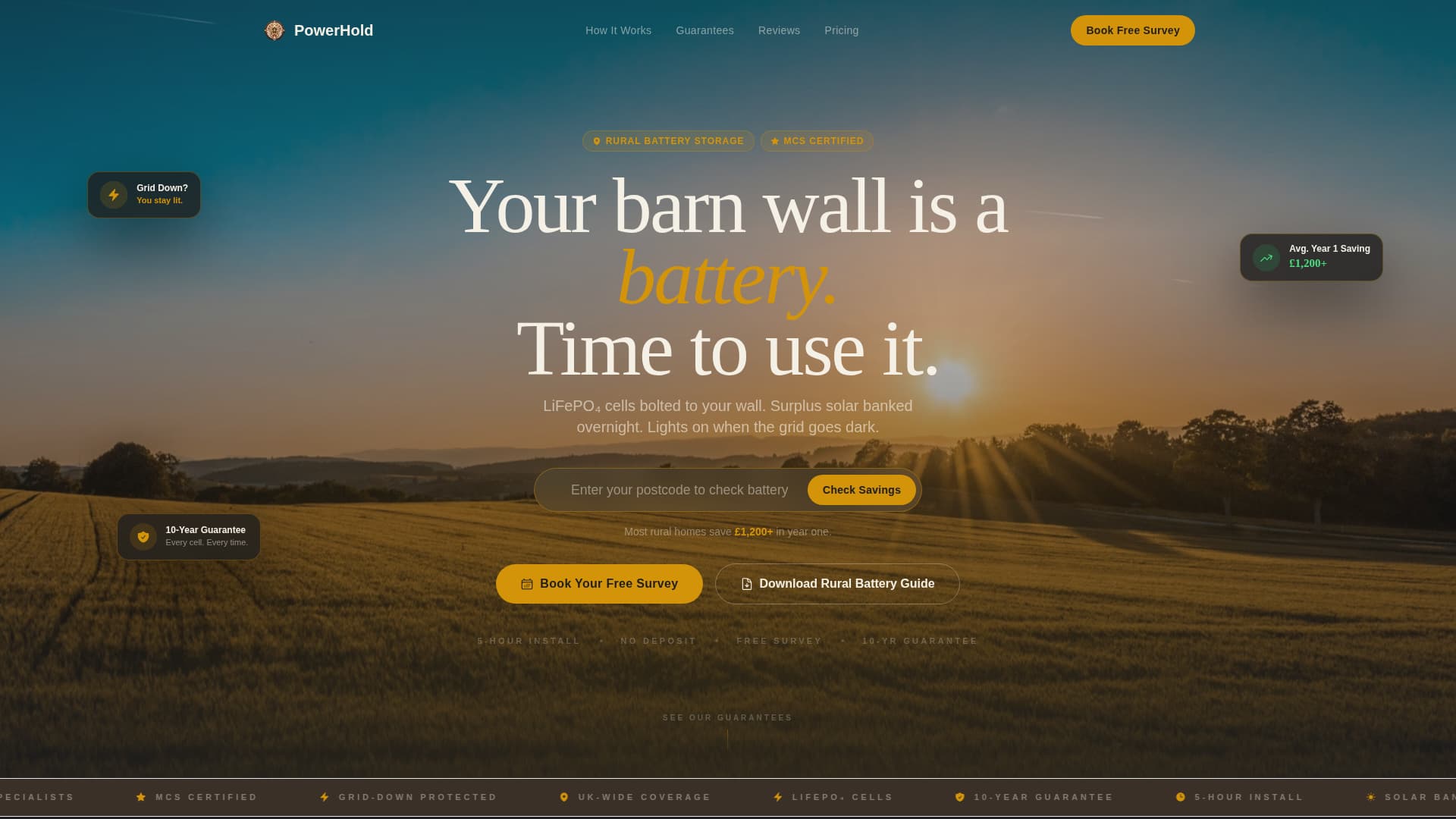 Certified Specialty Construction Appointment Booking Website Template