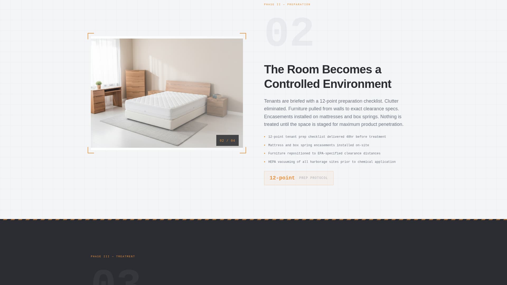 Bed Bug Exterminator Website Template with Inspection Booking