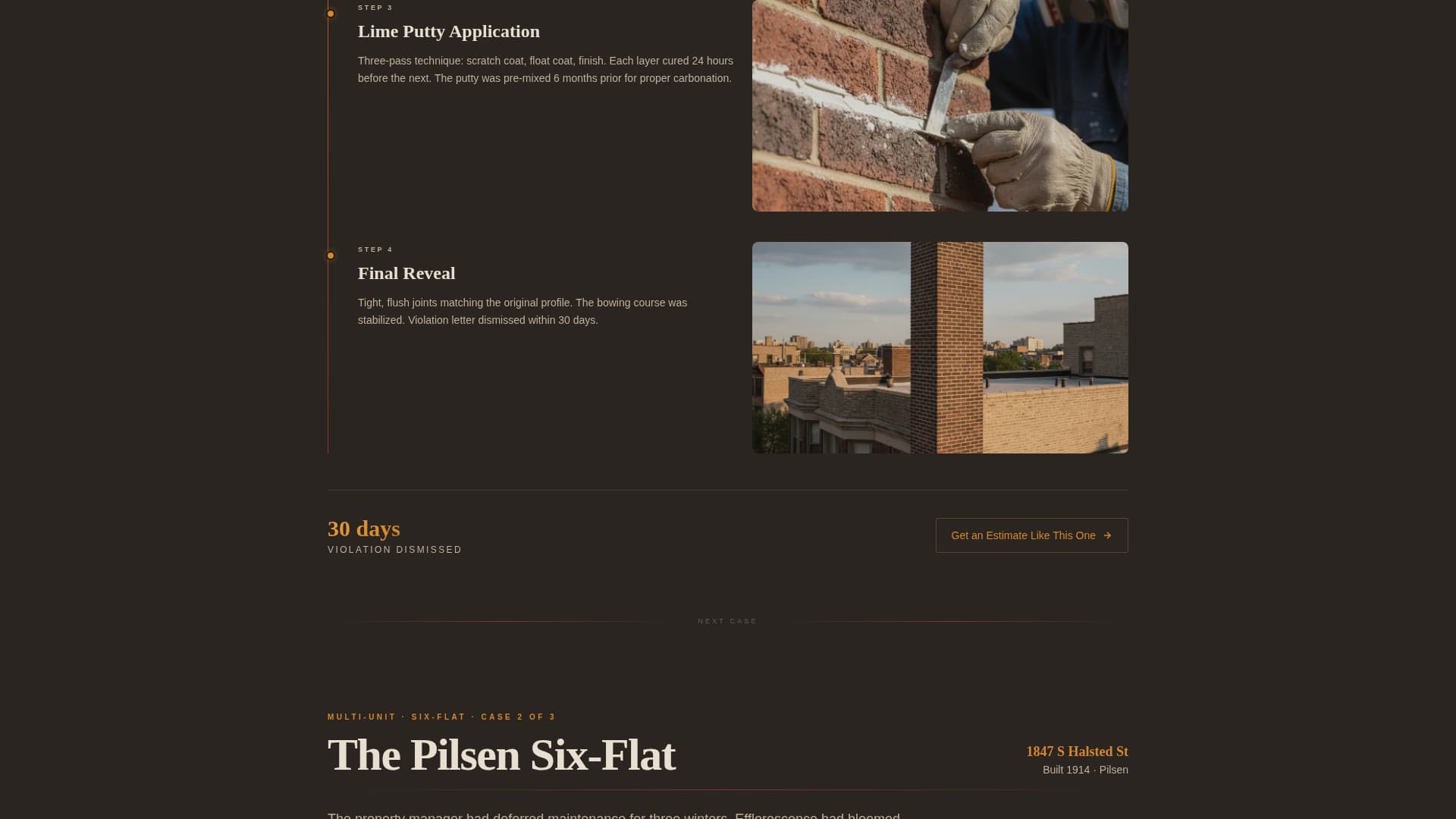 Tuckpoint - Proven Restoration Landing Page Template