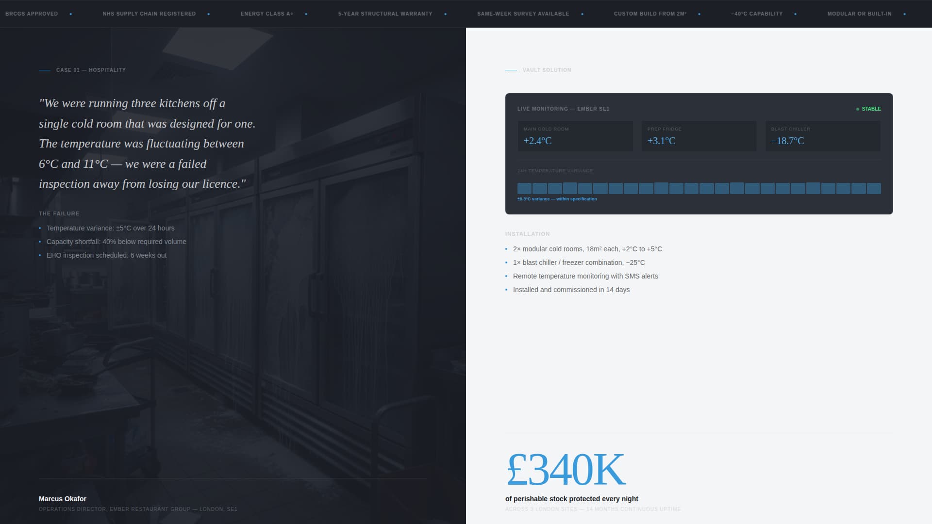 Advanced Specialty Construction Appointment Booking Website Template