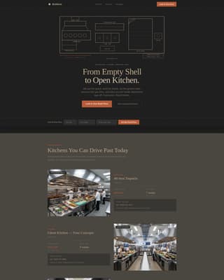 Specialty Construction Pricing & Packages Website Template