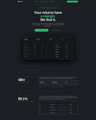 Reflow - Precision Logistics Landing Page Template