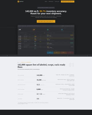 Depot - Industrial Storage Landing Page Template