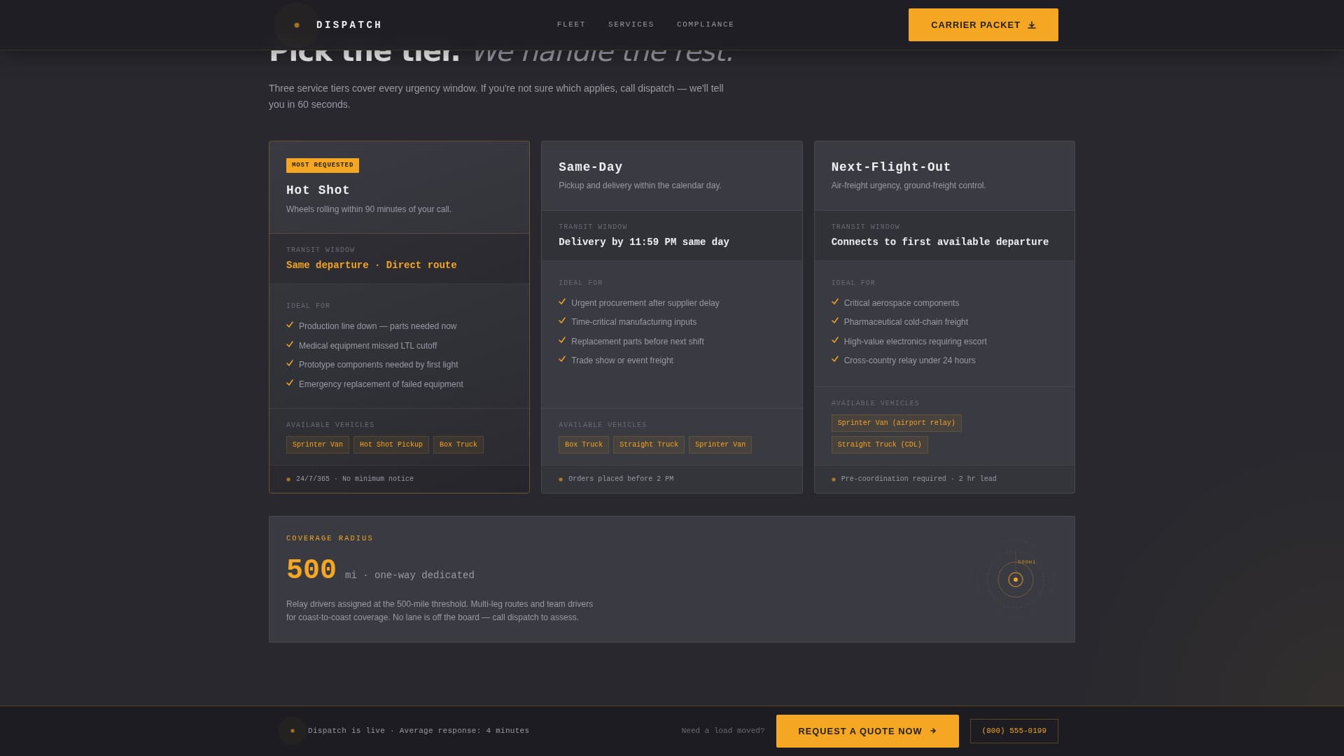 Freight & Cargo Privacy Policy Website Template