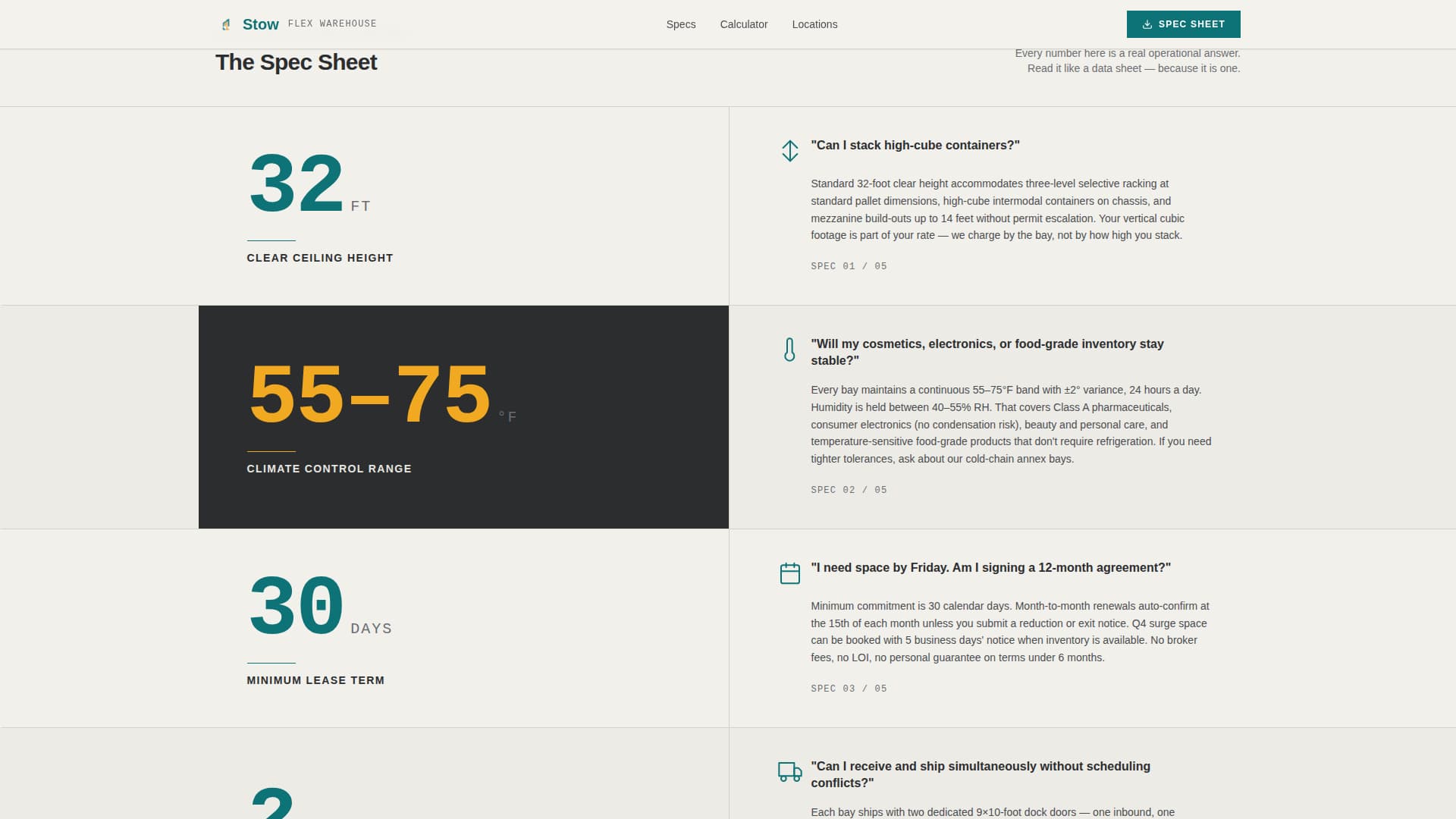 Advanced Warehouse & Distribution Cost Estimator Website Template