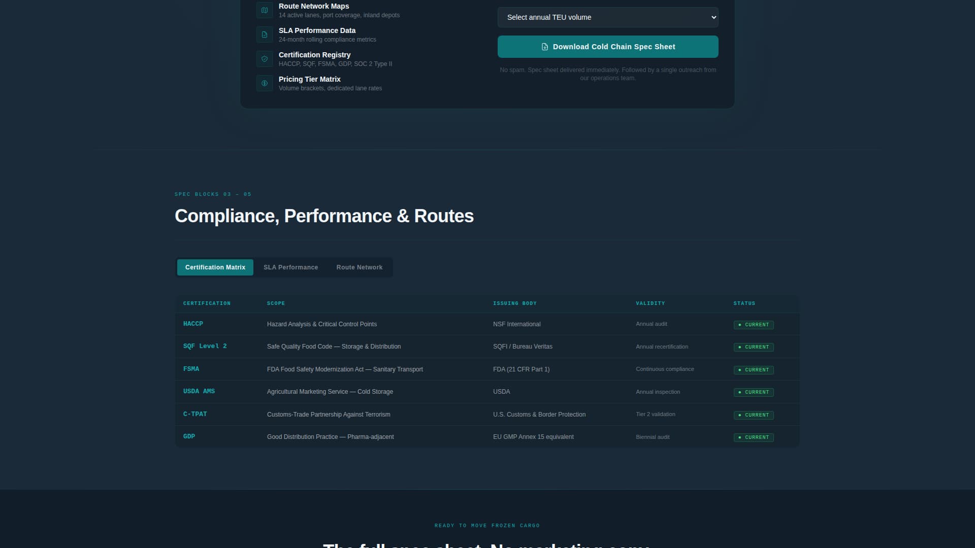 Coldchain — Expert Temperature-Control Landing Page Template