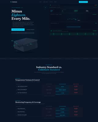Coldchain — Trusted Perishable-Transport Landing Page Template