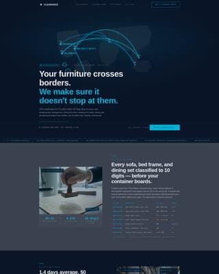 Clearance — Certified International Trade Landing Page Template