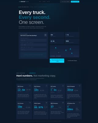 Advanced Fleet & Transportation Management Cost Estimator Website Template