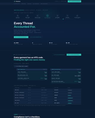 Clearance — Trusted Trade Compliance Consulting Landing Page Template