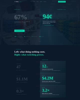 Reflow - Highimpact Returns Landing Page Template