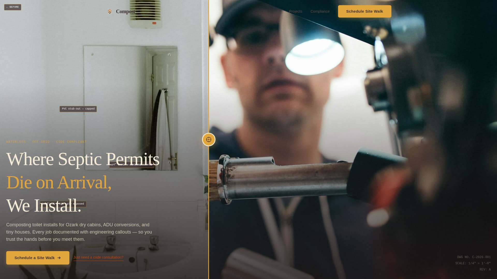 Complete Specialty Construction Appointment Booking Website Template