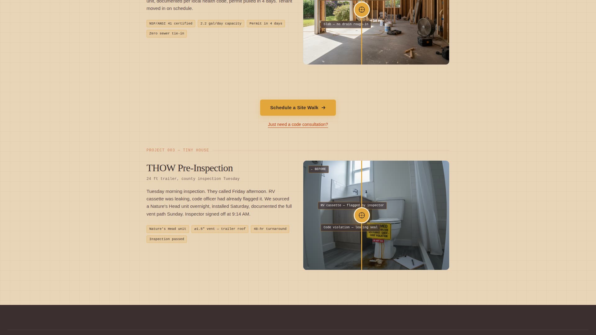 Complete Specialty Construction Appointment Booking Website Template