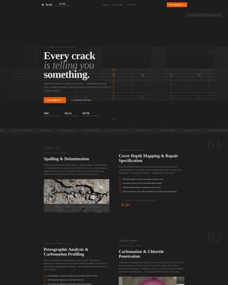 Concrete Products Professional Website Template