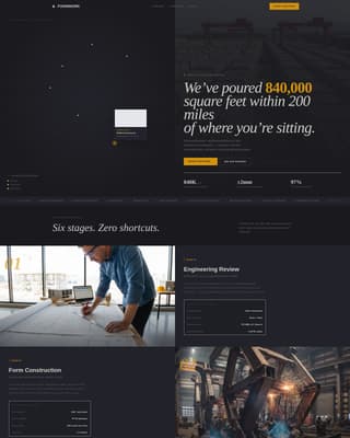 Advanced Concrete Products Professional Website Template
