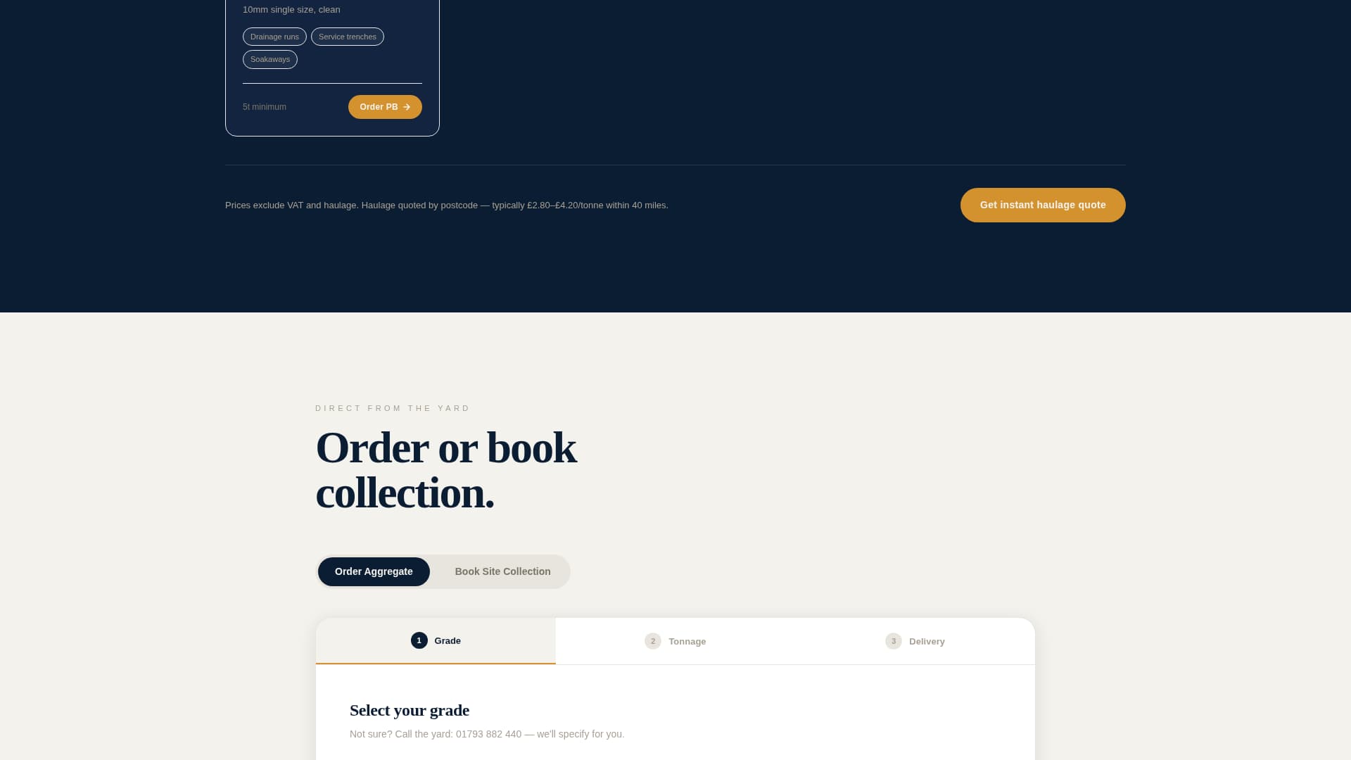 Specialist Concrete Products Portfolio & Case Study Website Template