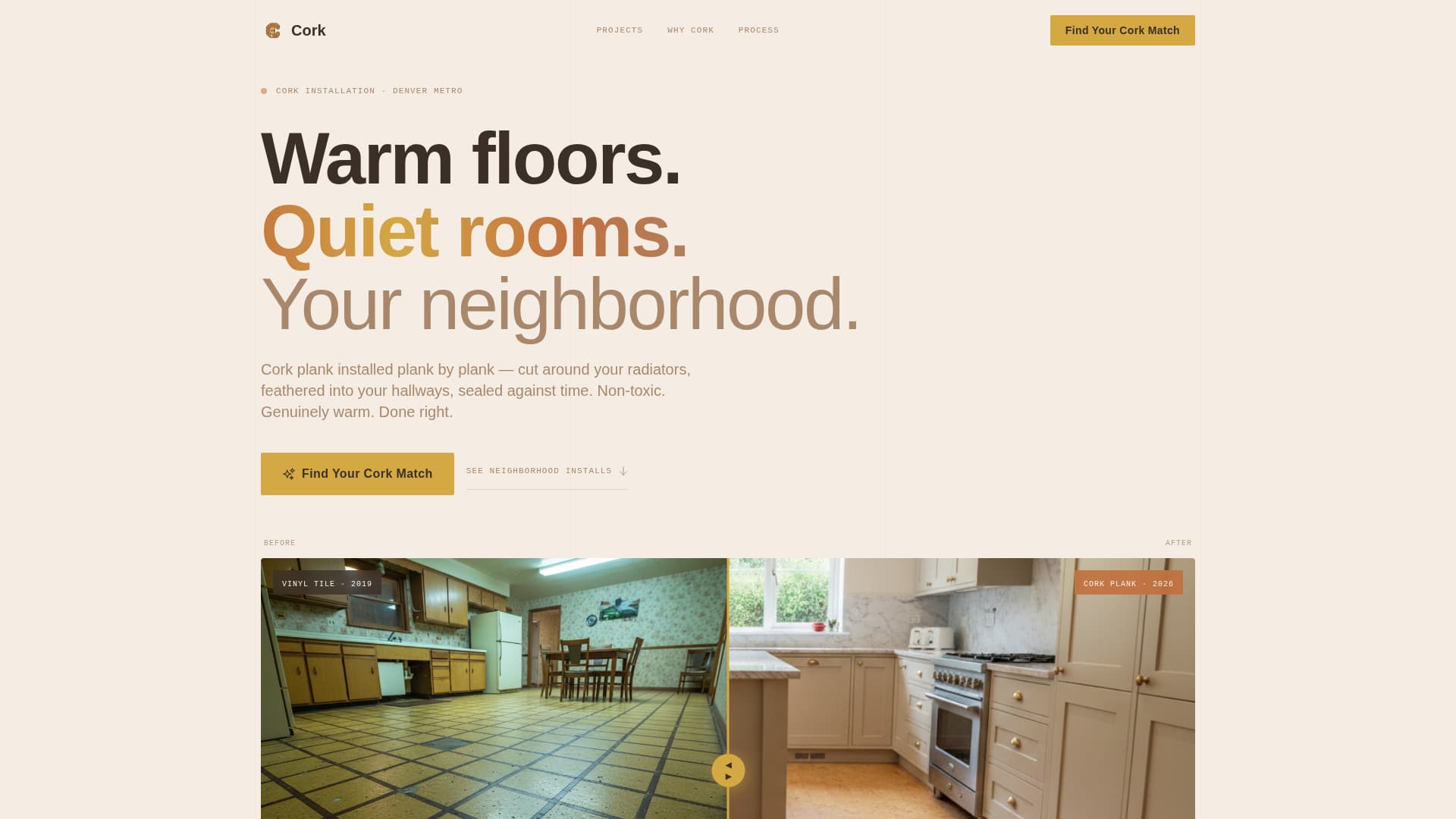 Cork - Trusted Installer Landing Page Template