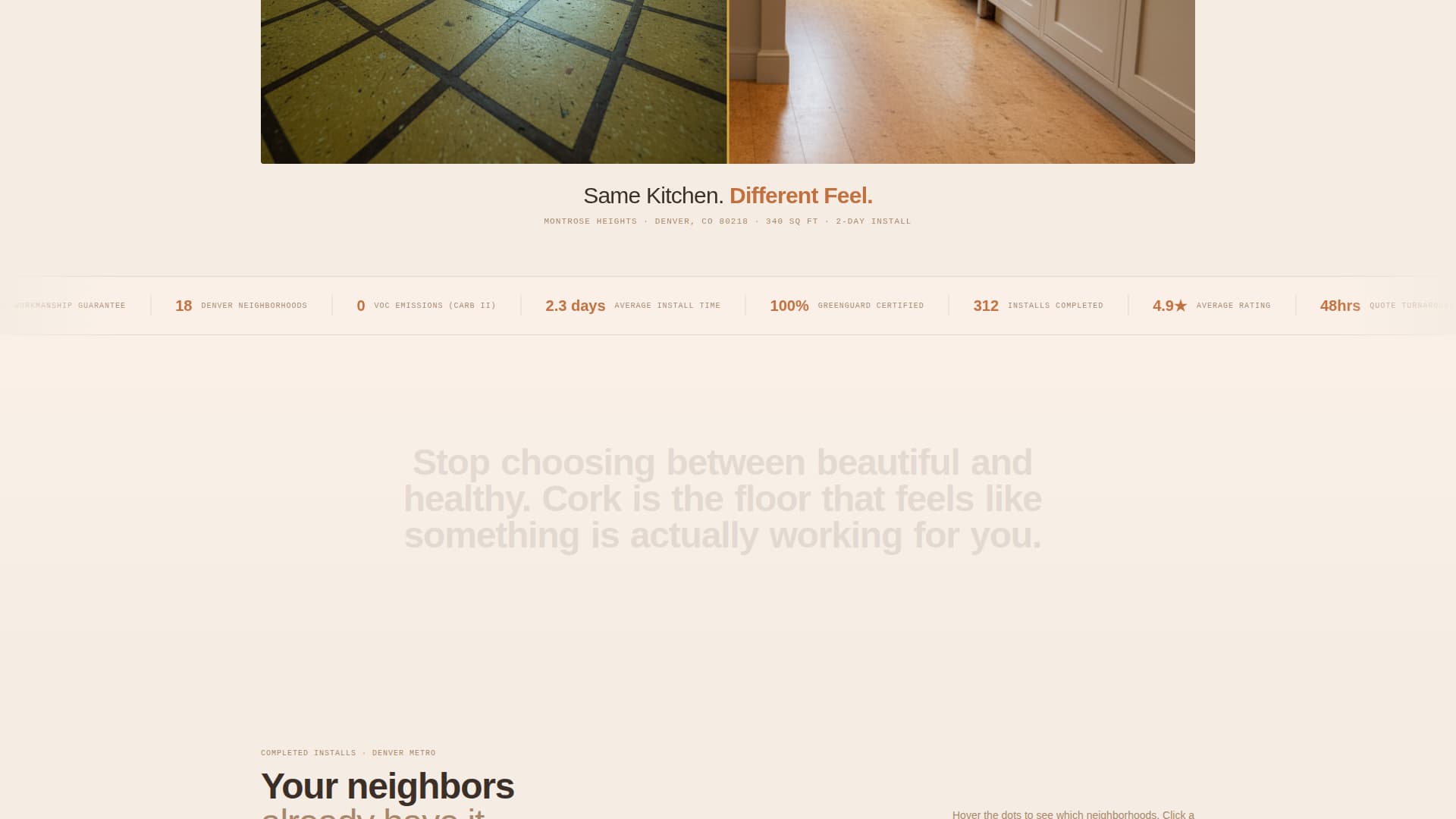 Cork - Trusted Installer Landing Page Template