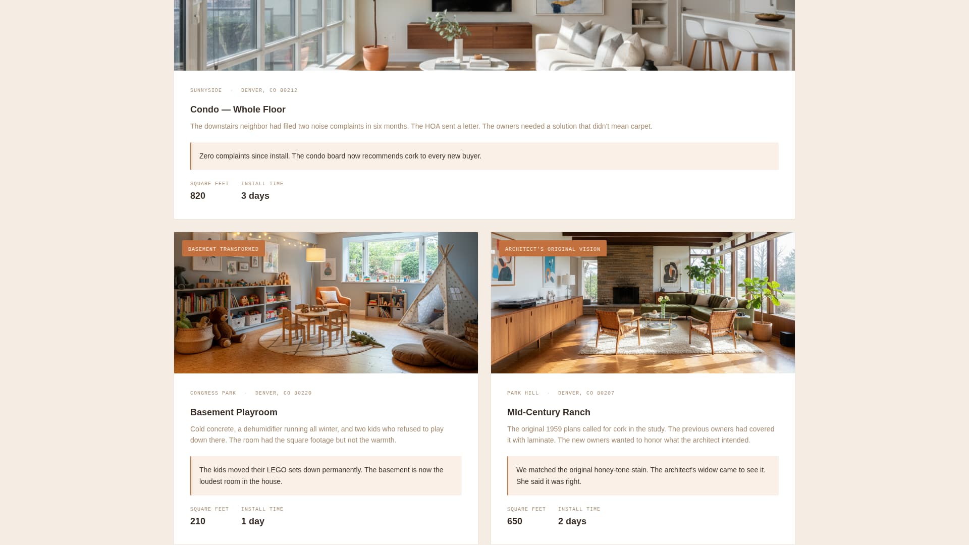 Cork - Trusted Installer Landing Page Template