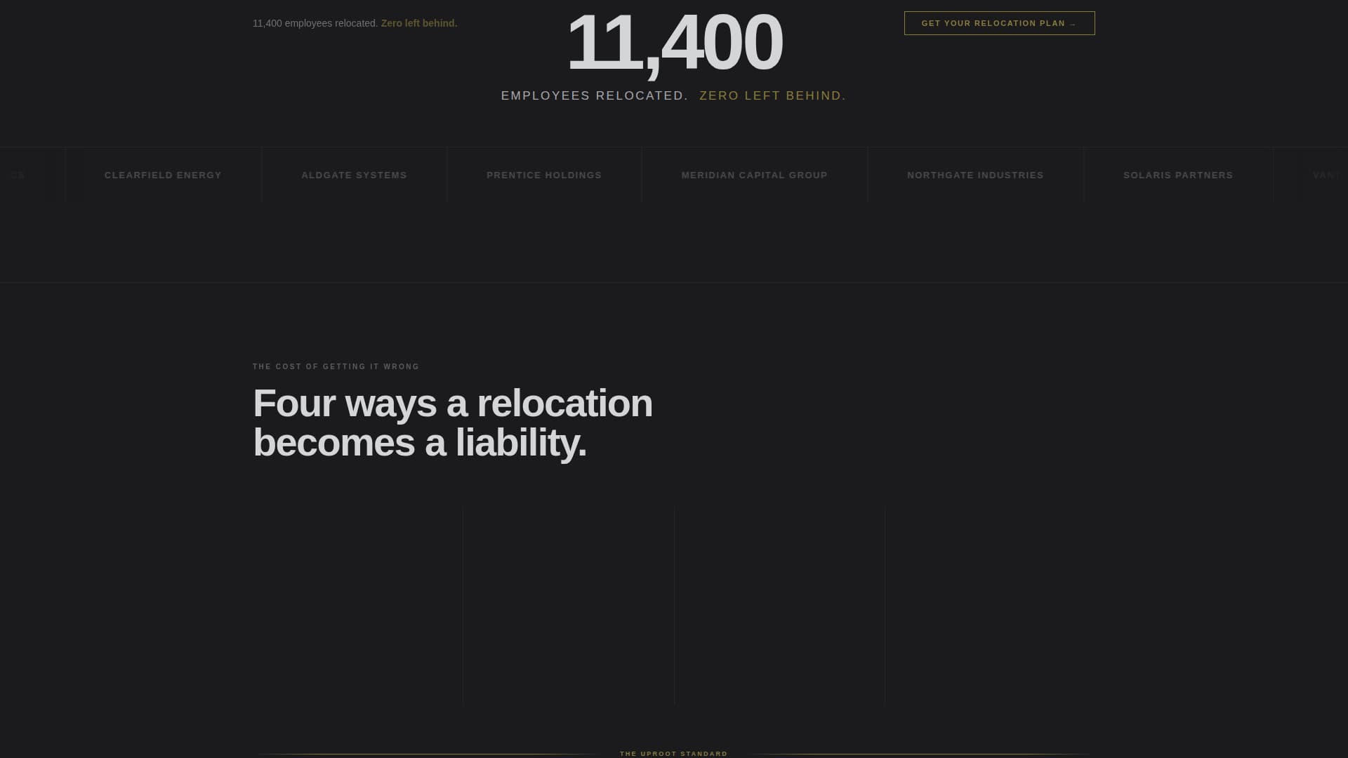 Moving & Relocation Professional Website Template