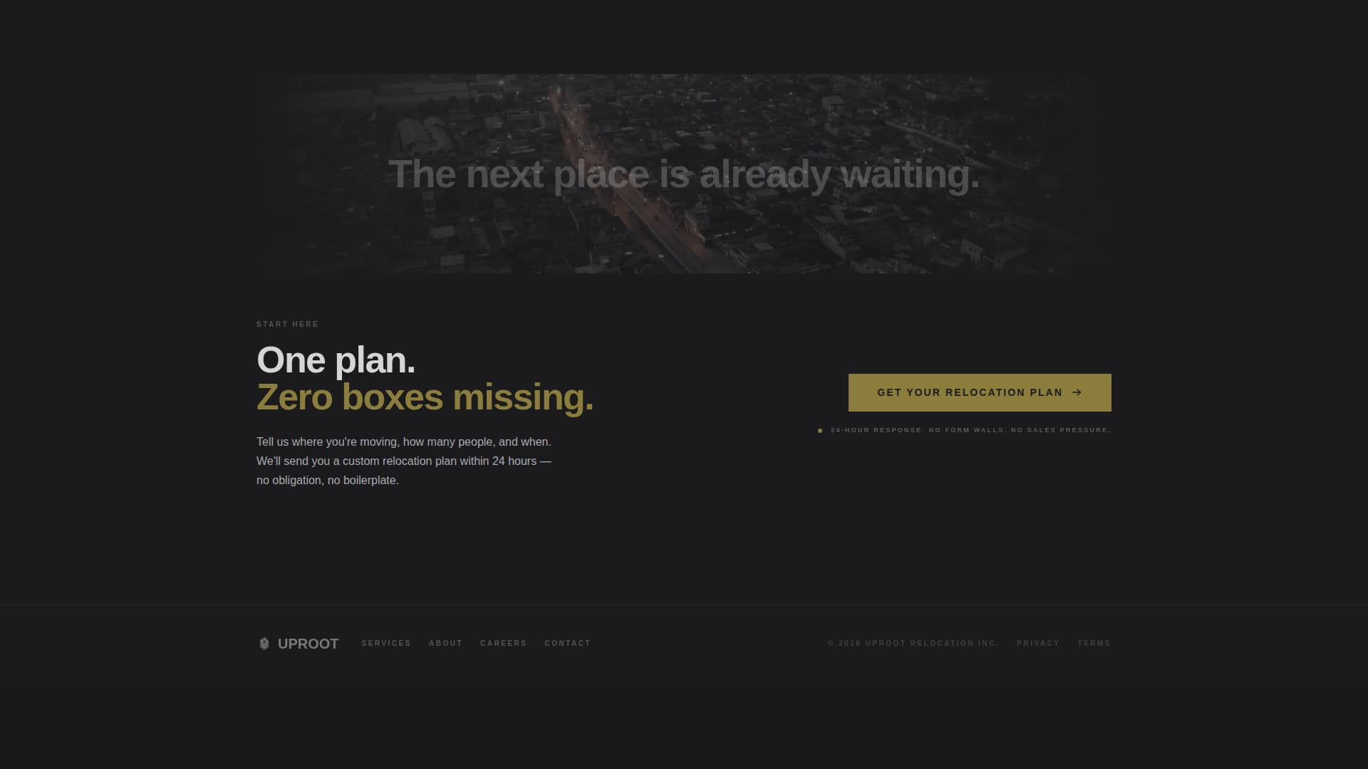 Moving & Relocation Professional Website Template
