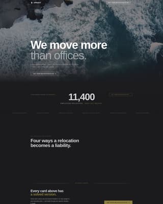 Moving & Relocation Professional Website Template