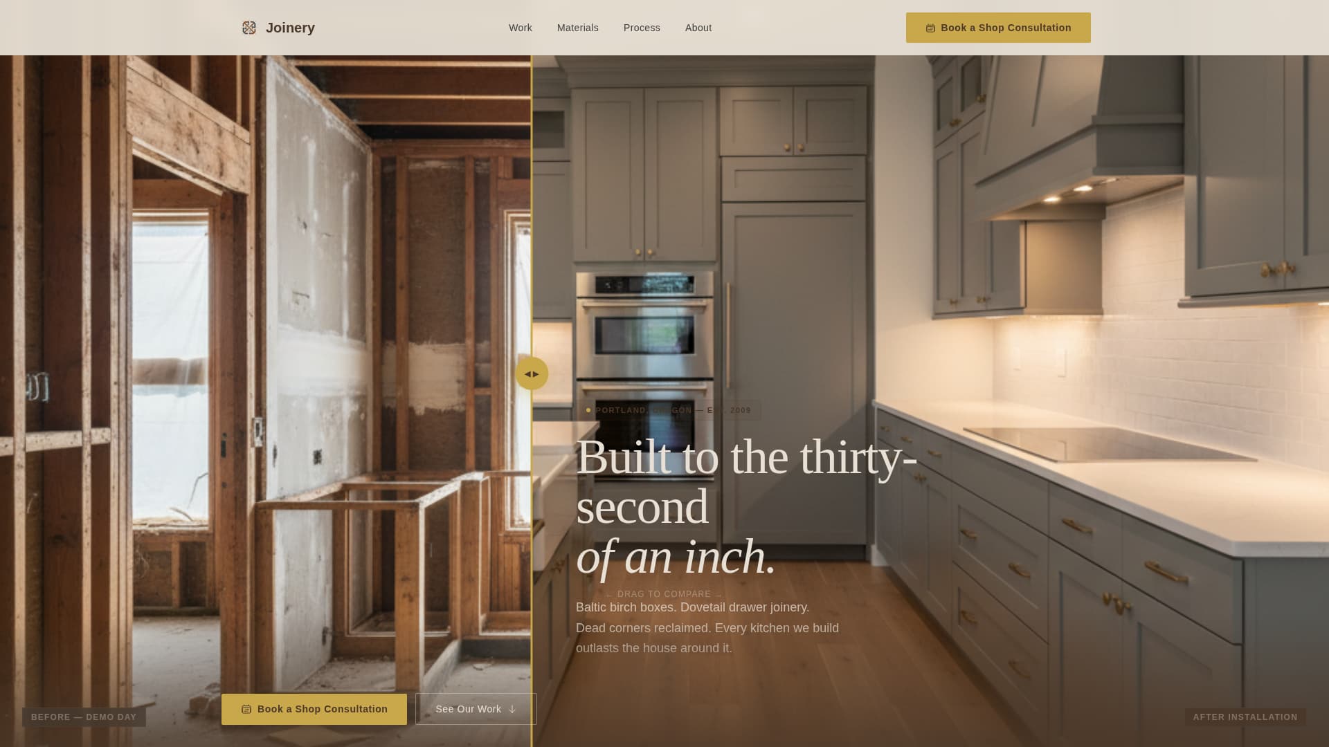 Expert Kitchen & Bathroom Remodeling Appointment Booking Website Template