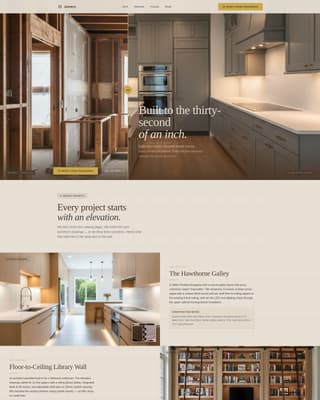 Expert Kitchen & Bathroom Remodeling Appointment Booking Website Template