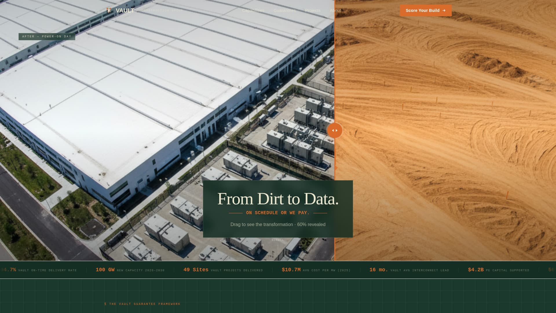 Specialty Construction Professional Website Template